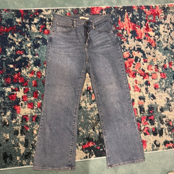 Levi’s high waisted crop flare Jean